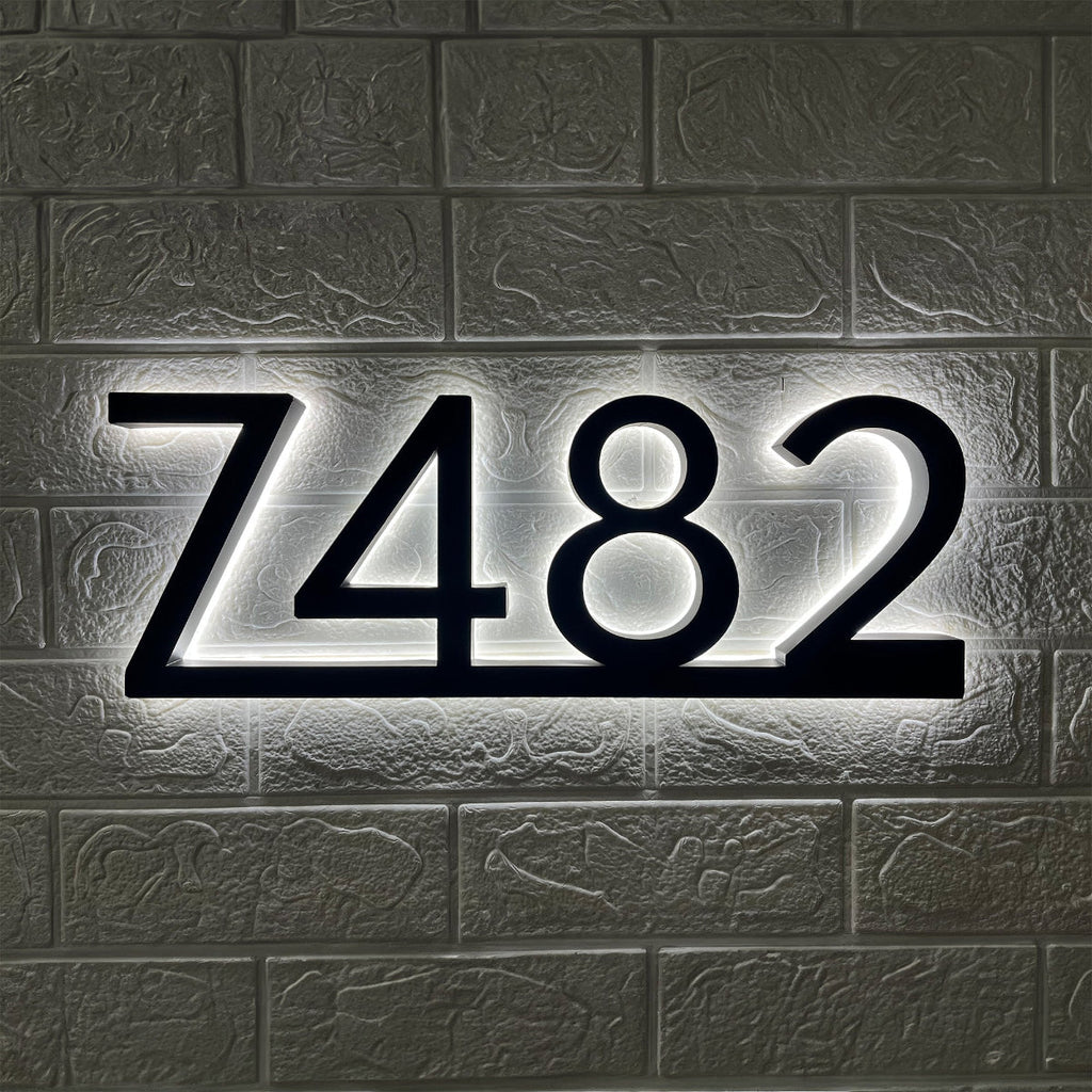 Backlit House Numbers – Underline Edition