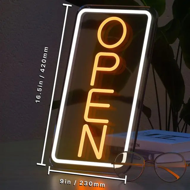 Retail LED Neon Store Open Sign Light For Storefront Businesses