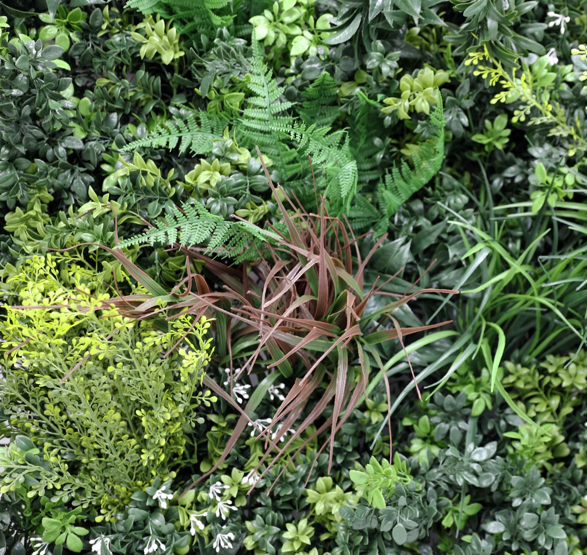 Tropical Vibe Artificial Vertical Garden / Green Wall Panel 35" x 35" UV Resistant (Fire Retardant)