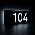 Metal Backlit House Address Plaque