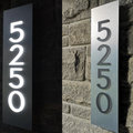 3D Acrylic Metal Backlit House Numbers