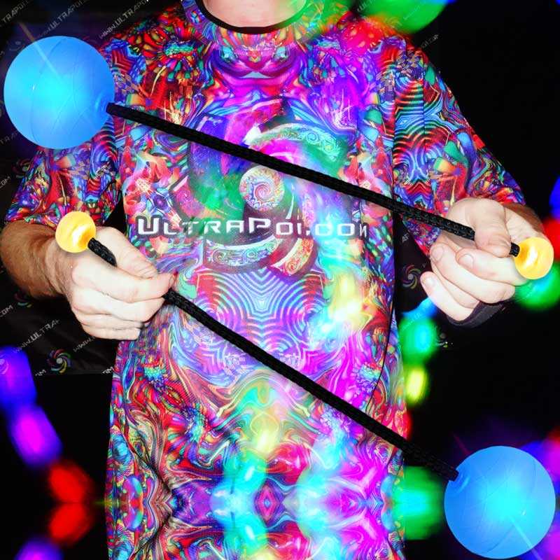 OrbPoi LED Contact Poi Flowart