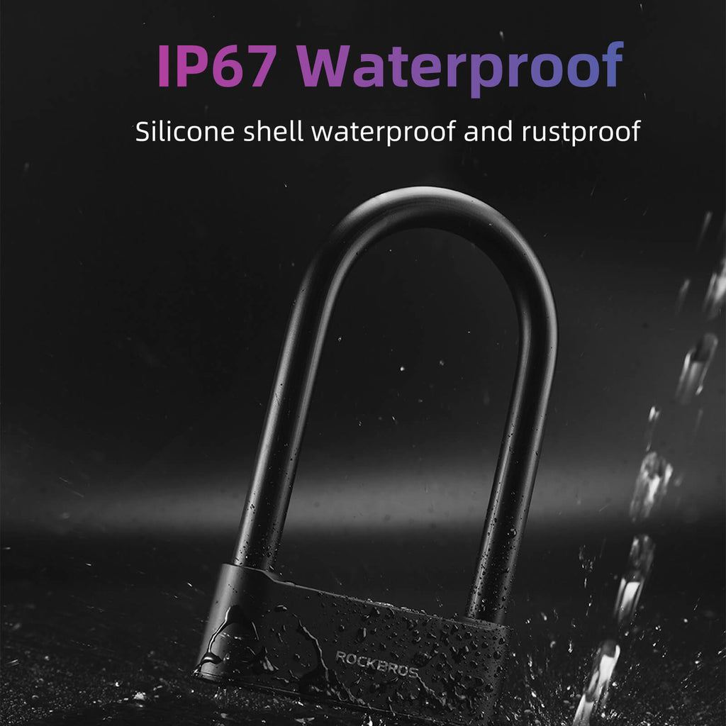 Smart Bluetooth Fingerprint U Lock For Bicycles
