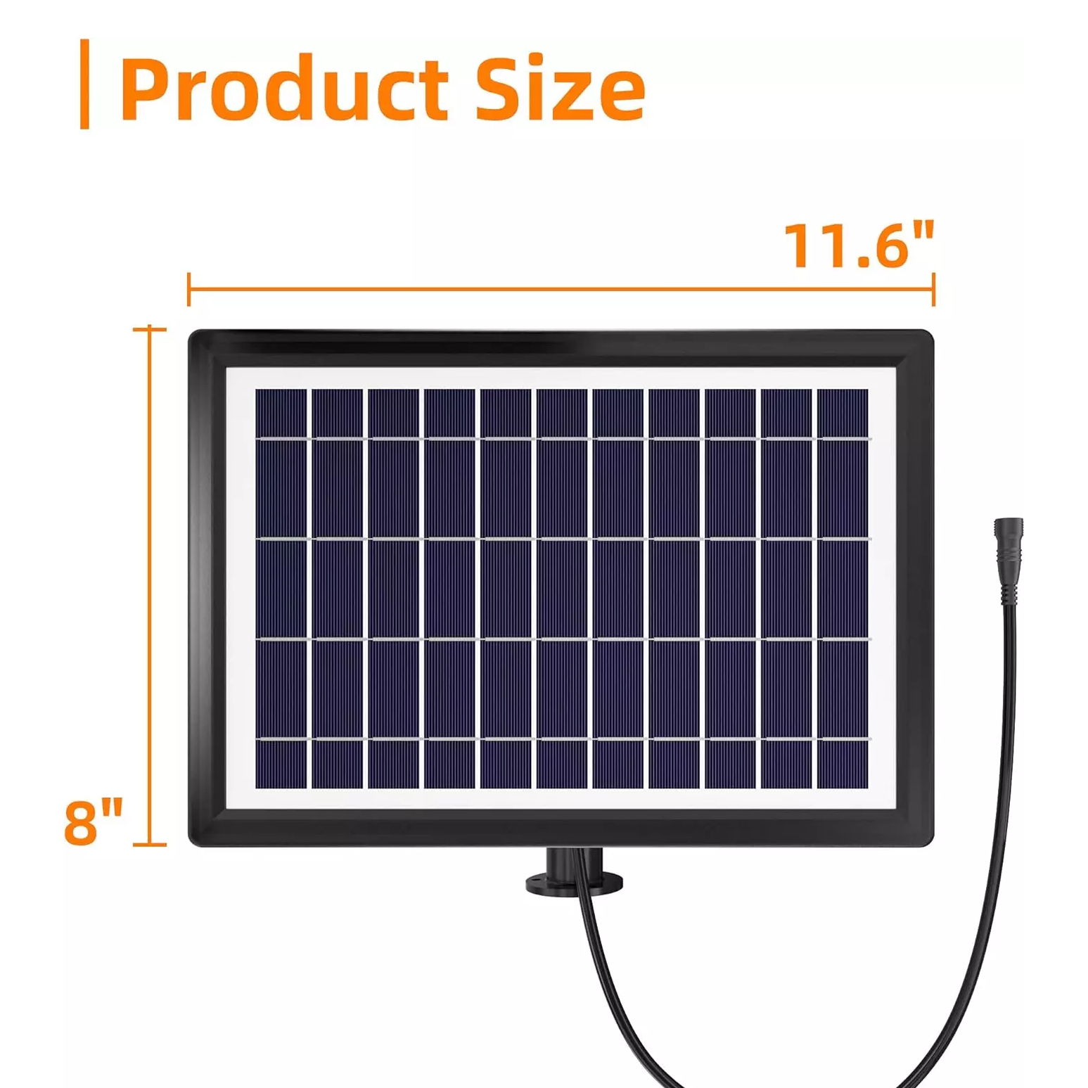 Solar Panel for Backlit Address Signs